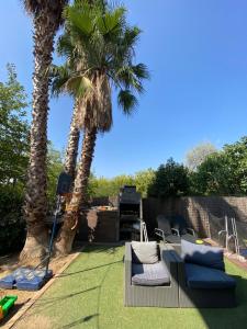 En have udenfor Apartamento con Piscina en sant Cugat del valles