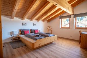 Postel nebo postele na pokoji v ubytování Appartement Alpenliebe