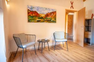 Posezení v ubytování Appartement Alpenliebe