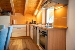 Kuchyň nebo kuchyňský kout v ubytování Appartement Alpenliebe