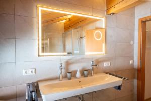 Koupelna v ubytování Appartement Alpenliebe