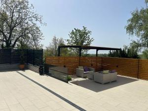 Balkon oz. terasa v nastanitvi Kalina