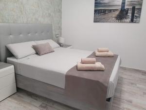 Postel nebo postele na pokoji v ubytování Apartamento con vistas al mar