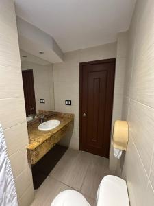 Koupelna v ubytování Hotel Impala Veracruz