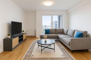 TV a/nebo společenská místnost v ubytování Premium location in New Prishtina