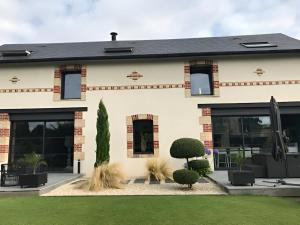 Bygningen som feriehuset ligger i