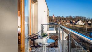 Un balcon sau o terasă la Apartament Morski Anioł