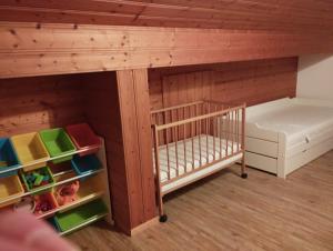 Postel nebo postele na pokoji v ubytování Ferienwohnung Marianne