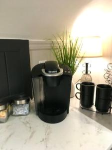 Η κουζίνα ή μικρή κουζίνα στο Snug Studio Retreat- Near to Aviation museum and Highway