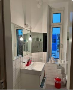 Koupelna v ubytování Gemütliches Zimmer im 1OGB Nur 2 Min vom Hbf Solothurn entfern