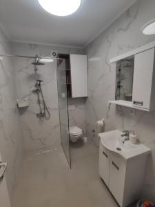 Koupelna v ubytování Srebrno srce SPA + 18 fotografií