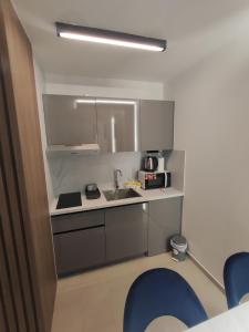 Kuchyň nebo kuchyňský kout v ubytování Srebrno srce SPA