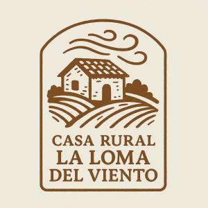 a label for a villa with a house in a field at Villa La Loma del Viento in Belicena