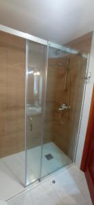 A bathroom at Pensión A Fonte