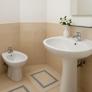 A bathroom at Sogno d'estate