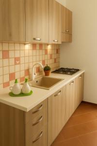 A kitchen or kitchenette at Sogno d'estate Még 4 kép