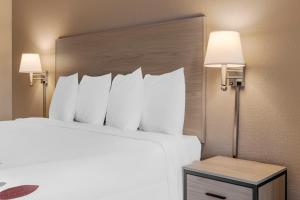 Letto o letti in una camera di Red Roof Inn Stroudsburg