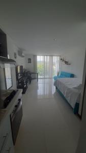 Η κουζίνα ή μικρή κουζίνα στο Apartaestudio puerto Alejandria