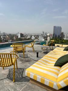 Swimmingpoolen hos eller tæt på Hermoso Loft en la Roma Norte