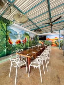Restaurace v ubytování Coco Beach Cartagena