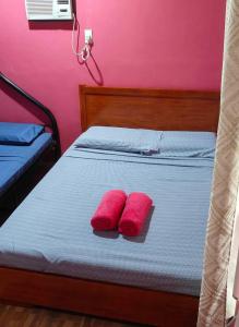 Voodi või voodid majutusasutuse Saki's inn toas