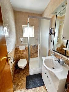 Koupelna v ubytování Apartman & rooms Draga