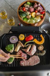 ヴィラの敷地内または近くでの食事または食べ物