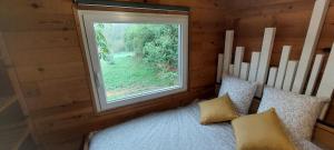 Posezení v ubytování La cabane de Denier