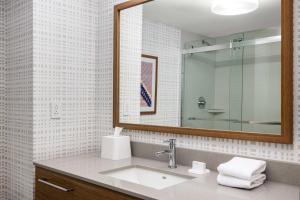 Koupelna v ubytování Hampton Inn & Suites Moline-Quad City Int'l Aprt