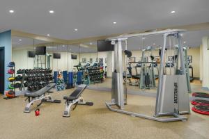 Fitness centrum a/nebo fitness zařízení v ubytování Doubletree By Hilton New York Times Square West