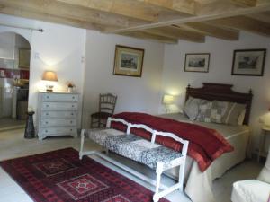 Posezení v ubytování Bergerie de Lagarrigue