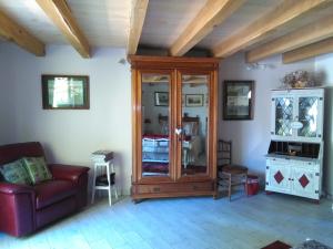 Posezení v ubytování Bergerie de Lagarrigue