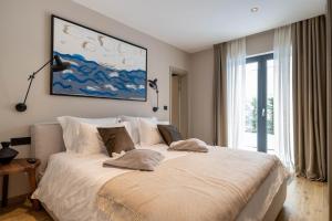 Ένα ή περισσότερα κρεβάτια σε δωμάτιο στο La Peansa +36 φωτογραφίες