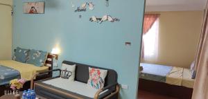 Postel nebo postele na pokoji v ubytování Sunny Hanoi Homestay
