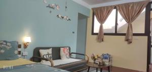 Postel nebo postele na pokoji v ubytování Sunny Hanoi Homestay