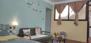 Postel nebo postele na pokoji v ubytování Sunny Hanoi Homestay