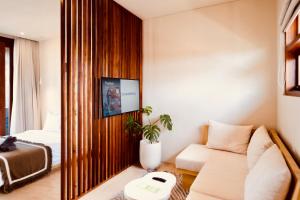 TheHub Pererenan Coworking, Pool and Rooftop客房内的一张或多张床位