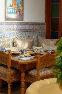Posezení v ubytování Riad Dar Al Fassia