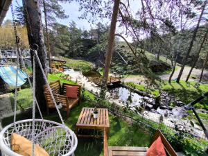 Vrt u objektu Vila POGLED Wellness i spa