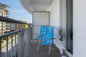 Balkón alebo terasa v ubytovaní Jasnoszary Apartament Sun Seasons 24 w Kołobrzegu Blisko Morza by Noclegi Renters