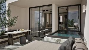 Гостиная зона в Dyo Suites