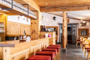 Kuchyň nebo kuchyňský kout v ubytování Hotel Chesa Grischa