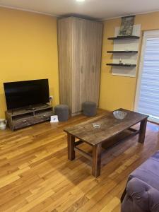 TV a/nebo společenská místnost v ubytování Apartmane Savic