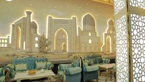 Χώρος καθιστικού στο Hotel DILFUZA