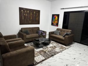 Area soggiorno di La Baraka, extravagant villa for 8 with pool in Saly