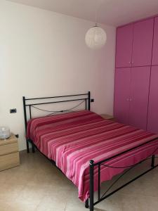 Postel nebo postele na pokoji v ubytování Casa indipendente con vista mare