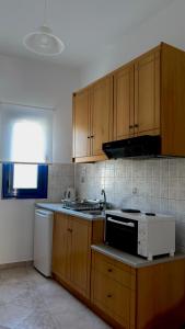 A kitchen or kitchenette at Mesohori studios