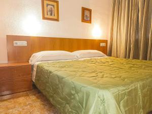 Postel nebo postele na pokoji v ubytování Hostal Gran Via Levante