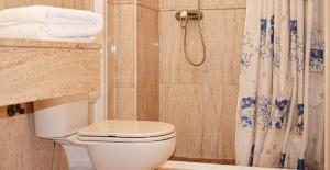 Koupelna v ubytování Hostal Gran Via Levante