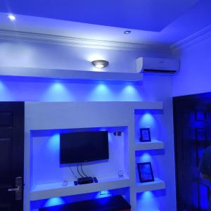 TV a/nebo společenská místnost v ubytování HOD Apartments